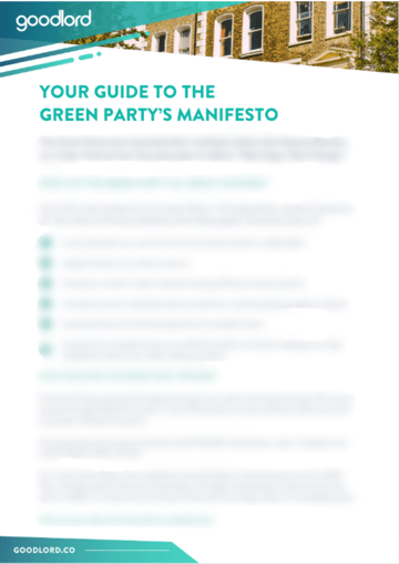 INFOSHEET: A letting agents guide to the Green Party's manifesto