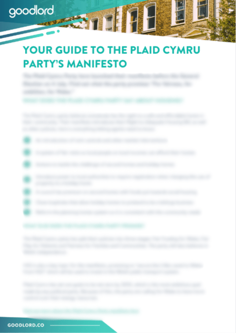 INFOSHEET: A letting agents guide to the Plaid Cymru Party Manifesto ...
