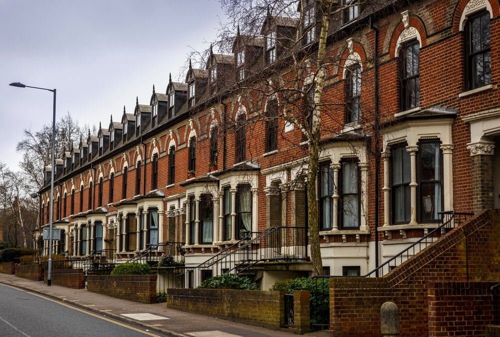 Row of terraced houses
